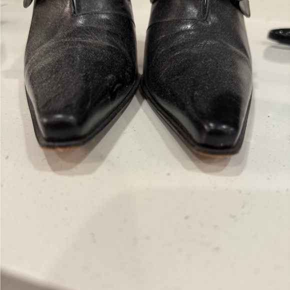 Killer Stuart Weitzman black leather booties - Picture 9 of 10